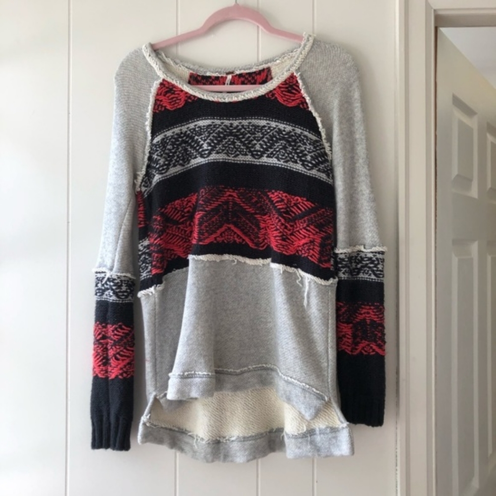 Free people Nordic knit sweater